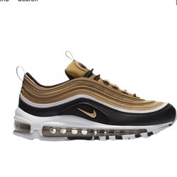 Nike Air Max 97 GS 'Metallic Gold Black'  5Y