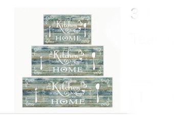 Set Of Three Kitchen Rug Runners. Brand New. Shipping Available.