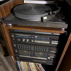 Technics Turntable Amp Cassette Deck