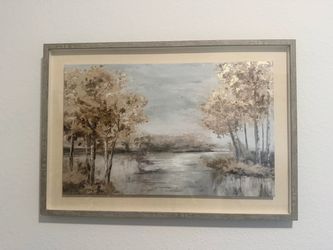 2 beautiful picture frames and paintings!