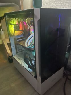 Custom/Whitebox ASUS ROG Gaming Desktop Tower PC, White RGB, Liquid Cooling
