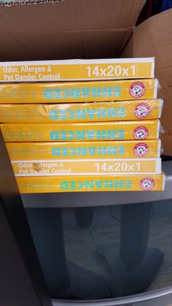 New Arm&Hammer Enhanced air filters 14x20x1