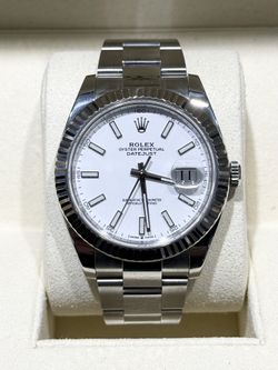 41mm Rolex Datejust White Dial 2020