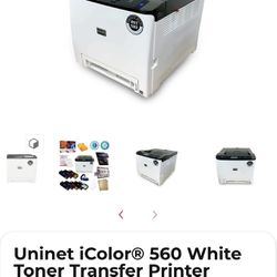 White Toner Laser Printer