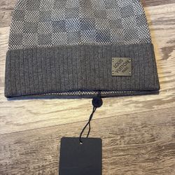 Grey designer beanie