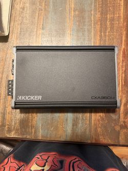 KICKER - CX 360W Class AB Bridgeable Multichannel Amplifier with Variable Crossovers - Black