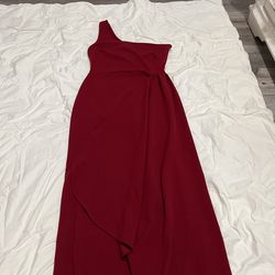 Burgundy Dress