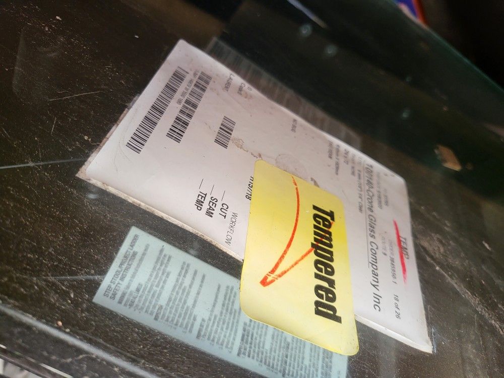 24x72 Tempered Glass