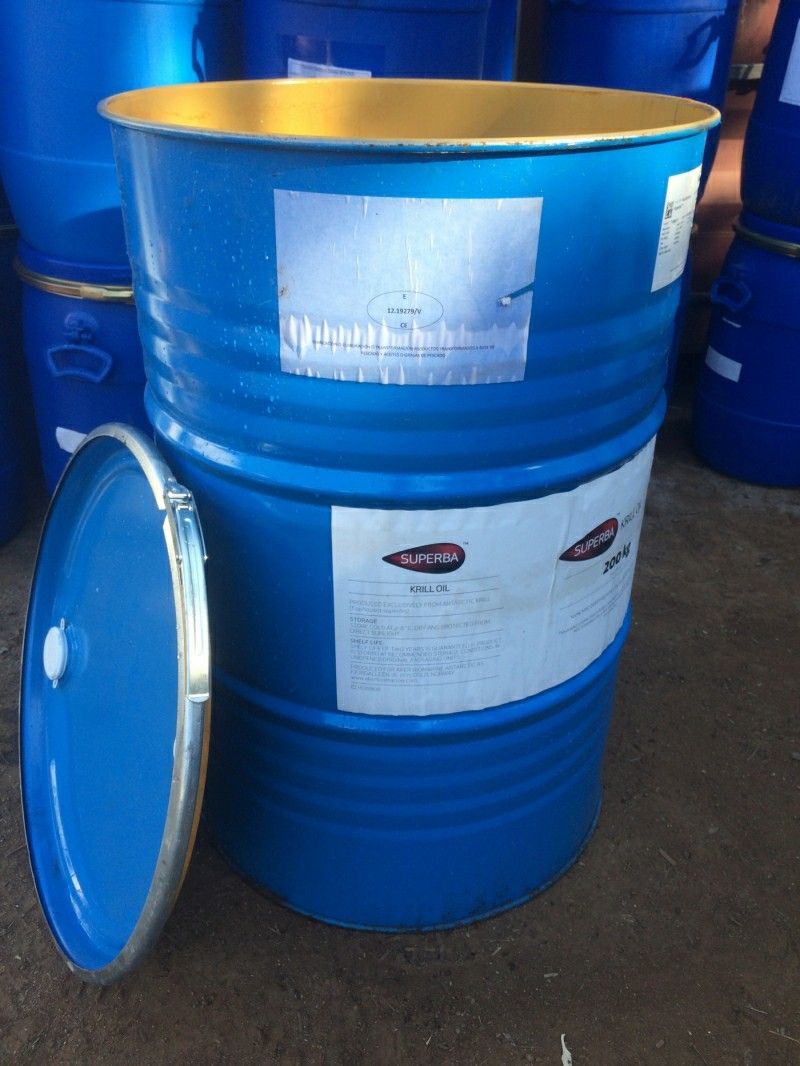 55 Gallon Food Grade Steel Drums / Barrels