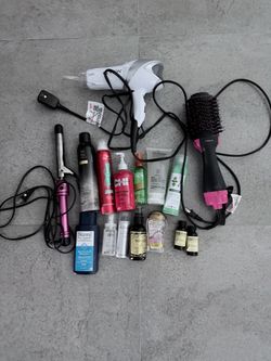 Hair Tools  & Product Bundle Lot