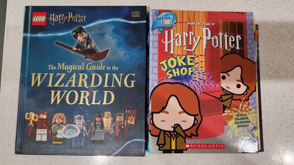 Lego Harry Potter Book And Harry Potter Watercolor Joke Shop Book