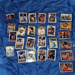 NFL and TOPPS  Sticker Collection 