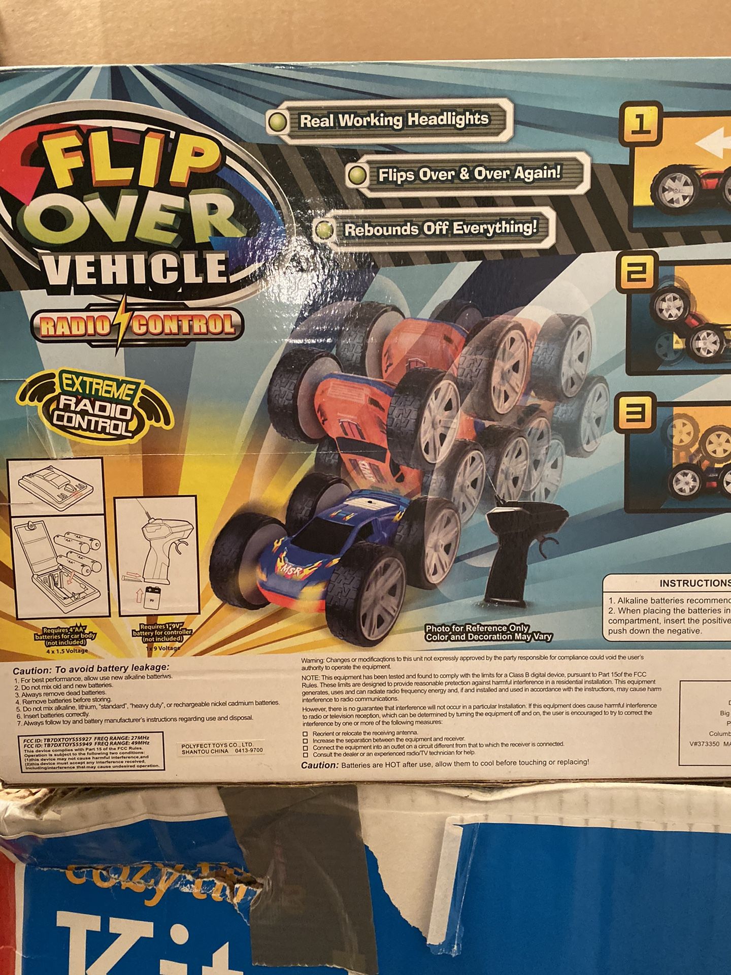 Flip over vehicle