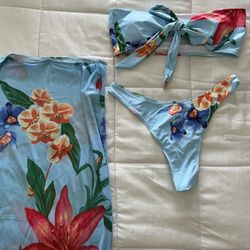 Bikini Swimsuit & Beach Skirt