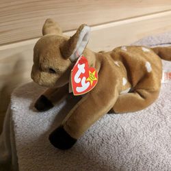 Ty Beanie Baby Whisper The Deer/Fawn