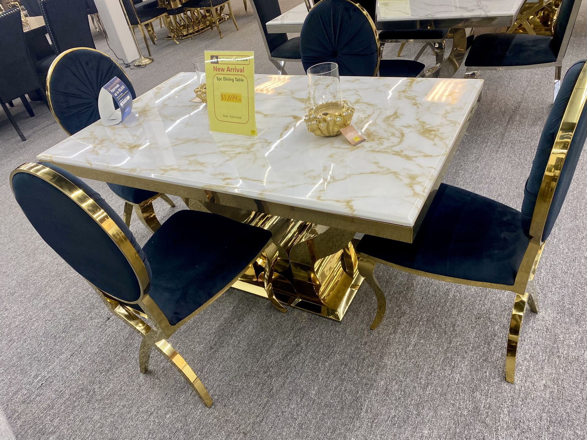 5pc Dinning Table Set $1,699
