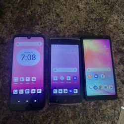 3 Android Phones 