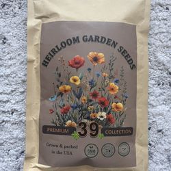 🌱 Heirloom Garden Seeds - 39 Variety Collection (New & Sealed) 🌸