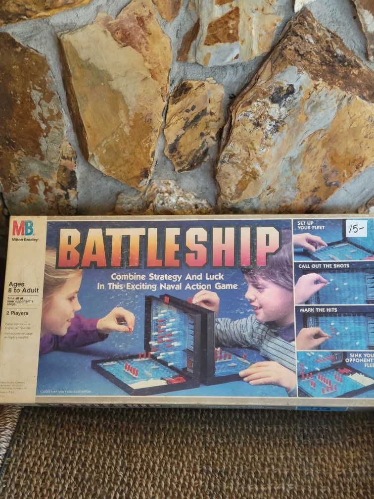 Battleship Game Milton Bradley 1984 Vintage 4730 Age 8+ 2 Players Complete
