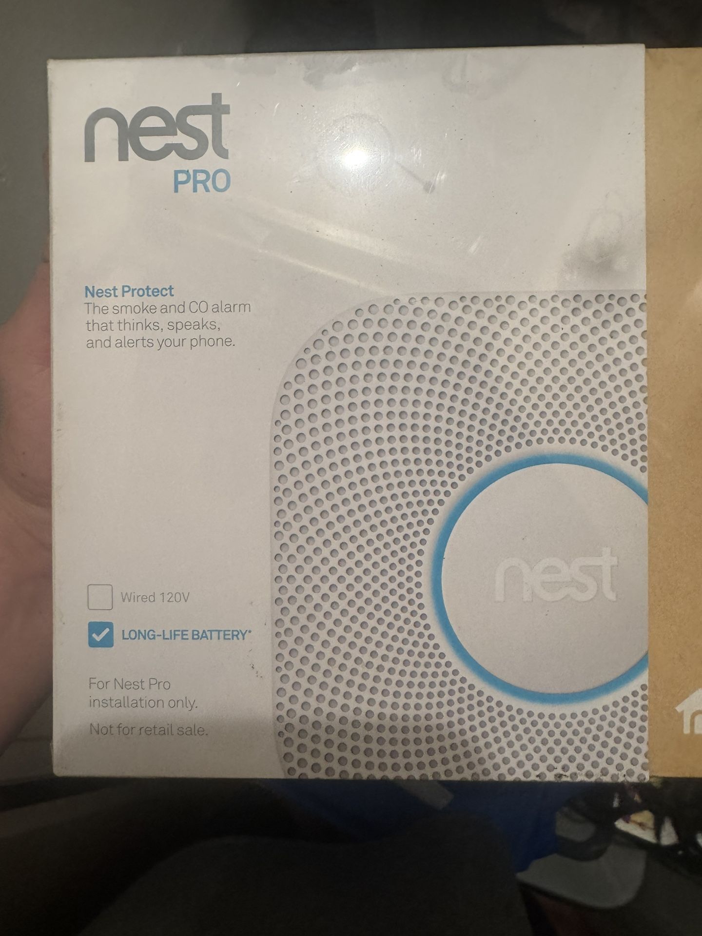 Google Nest Pro Protect Smoke Carbon Monoxide Alarm Detector S3004PWBUS - NEW