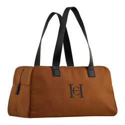 Carolina Herrera Brown Duffle Weekender Bag - BRAND NEW