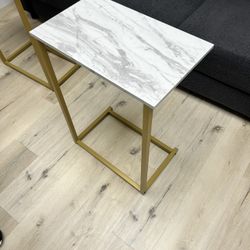 C Shaped Side Table