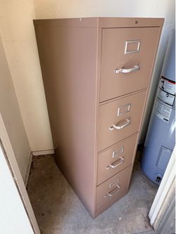 HOG Metal four drawer filing cabinet