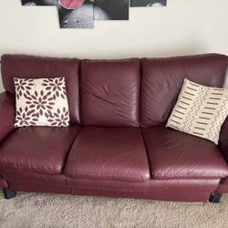 4 piece leather sofa set