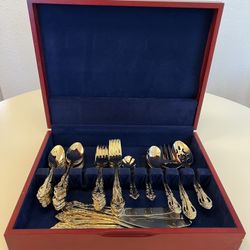 Gold Silverware Set