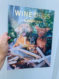 Wine Dogs California New hardcover coffee table book