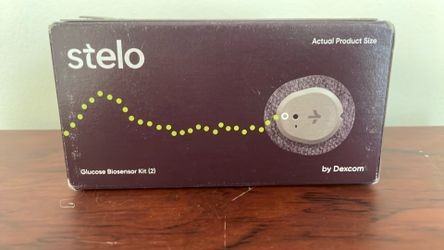 Stelo 2-Pack Glucosa Biosensor (CGM) 24/7 tracking