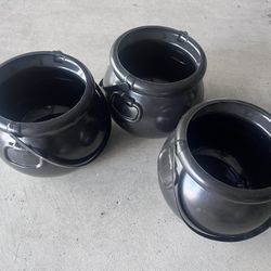 Halloween cauldrons pails 