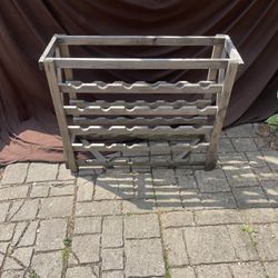 30 Bottle Wooden Wine Rack, 33 w , 12 deep, 26 high , $10