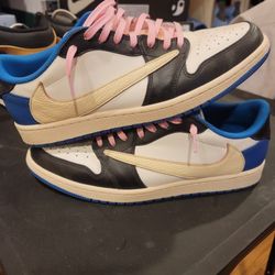 R3p$ Size 12 Jordan 1 Travis Scott Fragment Low