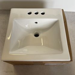 bathroom sink drop in / top mount 4 inch
