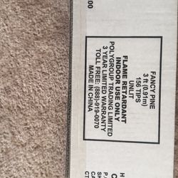 3 FT Christmas Tree W/ Lights