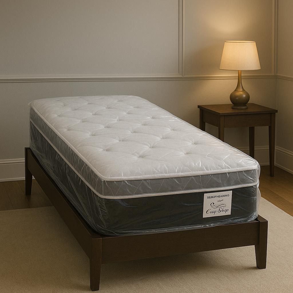 Twin Size Mattress Pillow Top 14” Inches Excellent Comfort Also Available: Full, Queen And King New From Factory With Its Plastic Same Day Delivery