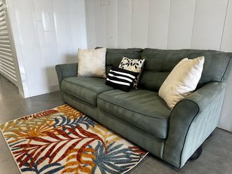 GREEN SOFA W/ FREE DELIVERY