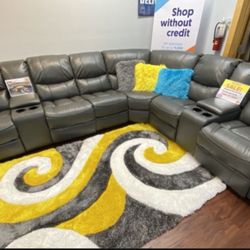 COMFY NEW MADRID RECLINING SECTIONAL SOFA ON SALE ONLY $1499. IN STOCK SAME DAY DELIVERY 🚚 EASY FINANCING 