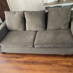 Grey Couches Pair Of Two 