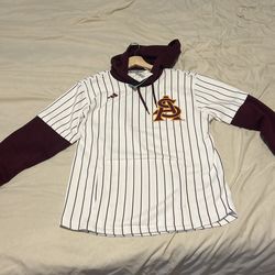 Brand New ASU Sun Devils Jersey Hoodie Size Medium