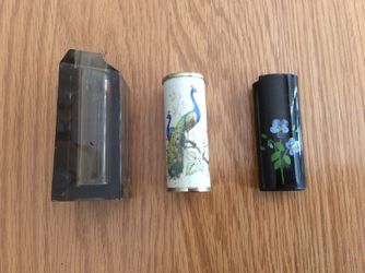 Vintage cigarette lighter holders (3)