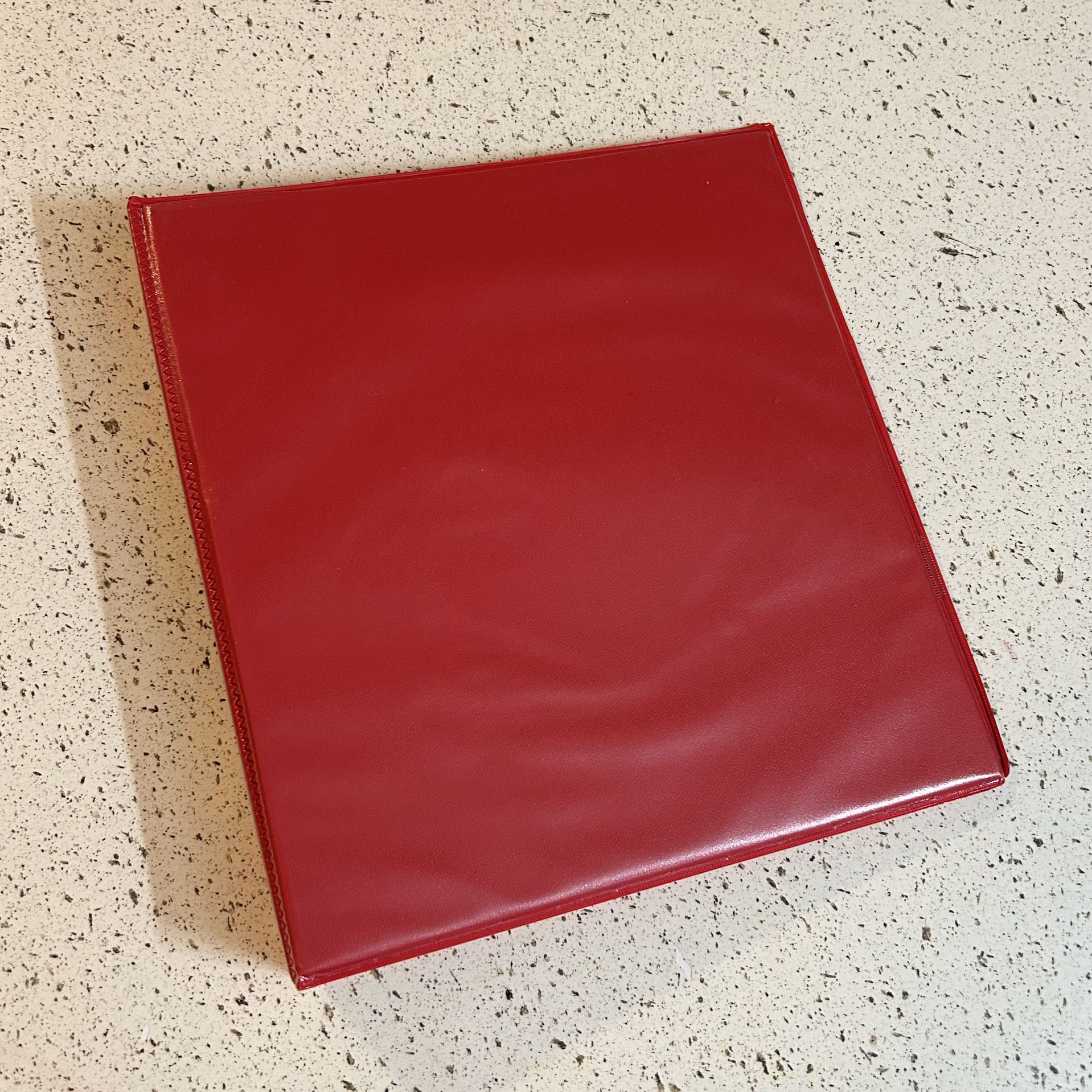 Red 1 Inch 3 Ring Binder