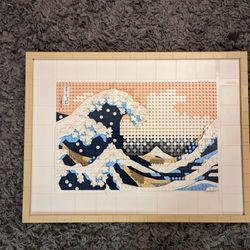 LEGO 'The Great Wave'  Set - Hokusai LEGO Painting 