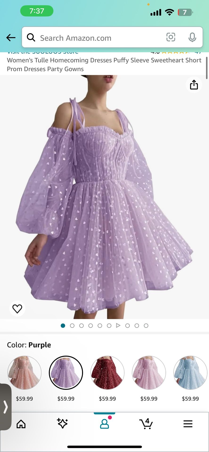 Purple Fairy Dress 