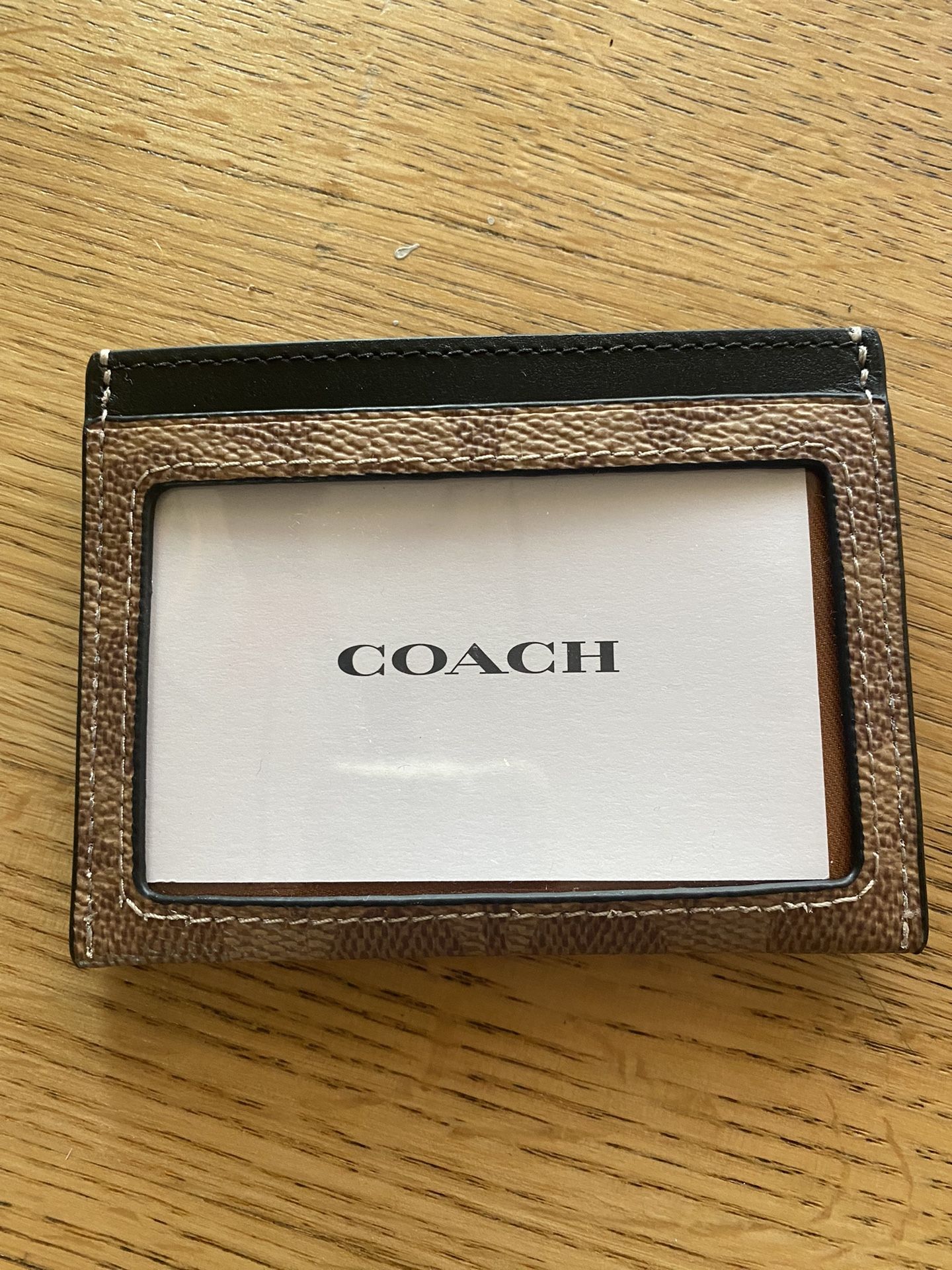 Coach Card Holder.  Unisex 