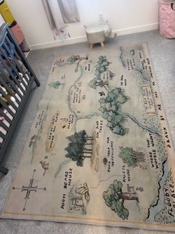 Pooh bear rug