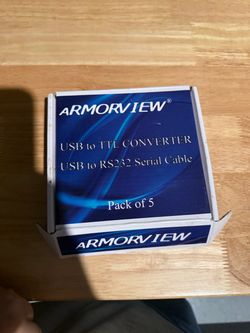 Armorview USB to TTL Converter & RS232 Serial Cable – Pack of 5