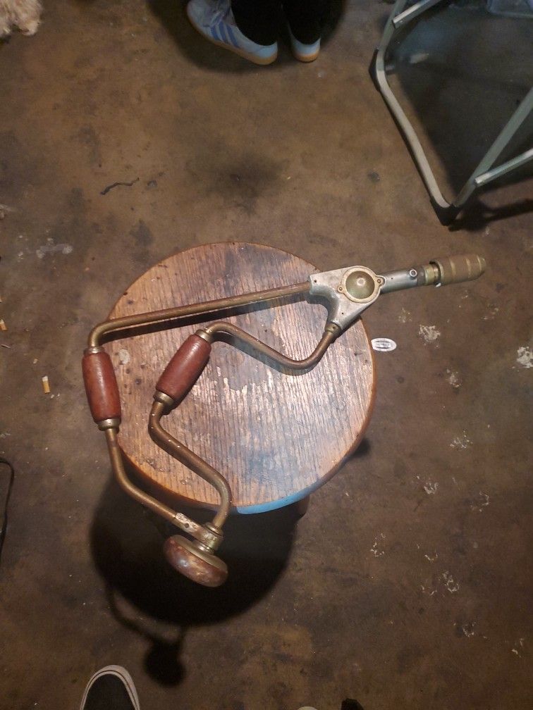 Vintage Miller's Falls No.502B Corner Bit Brace Made In The USA