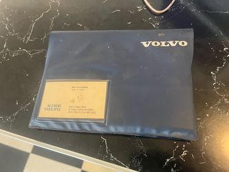 1984 Volvo Owners manual and brochures